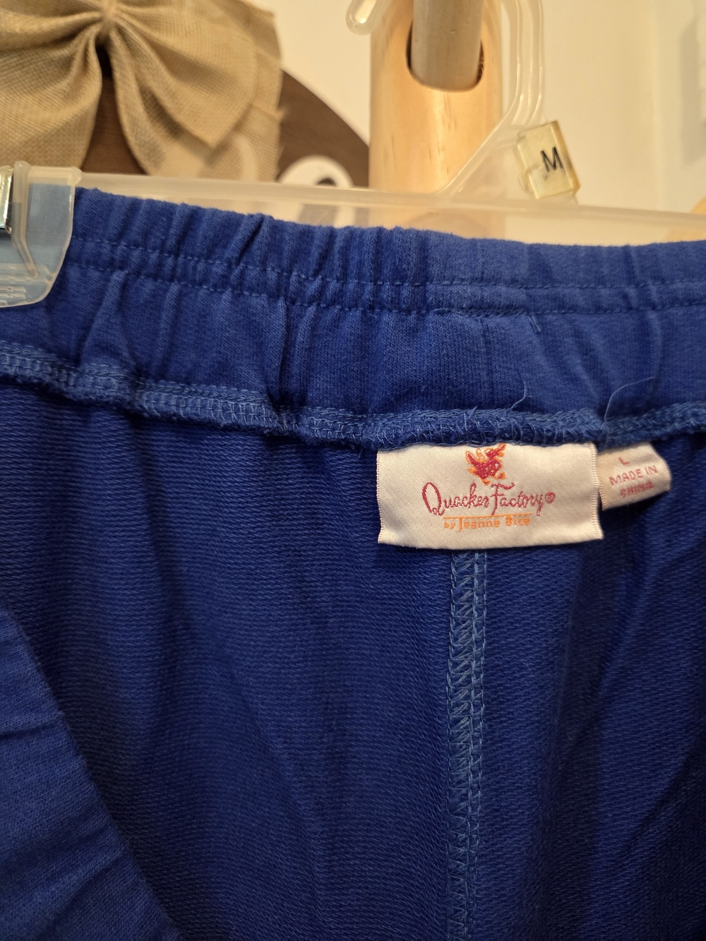 Quacker Factory Royal Blue Casual Pull-On Capri Pant